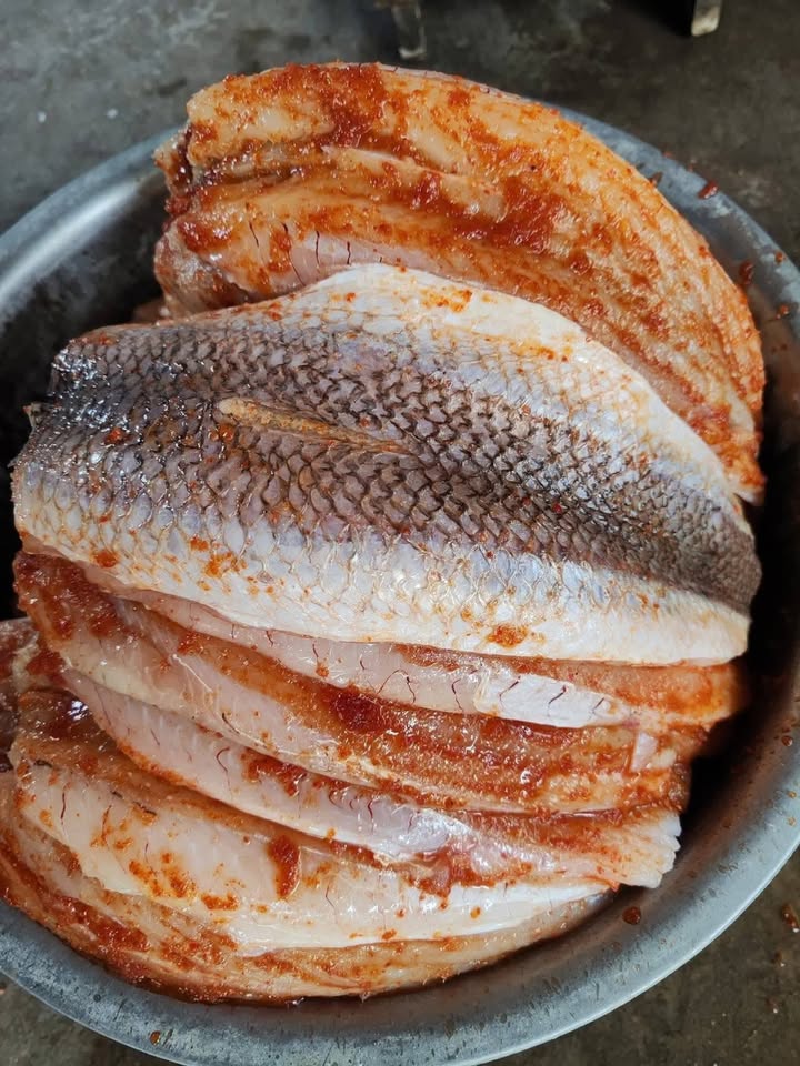 Рыба-ящерица tách xương tẩm phơi без костей, с солью и чили, вяленая 1 день